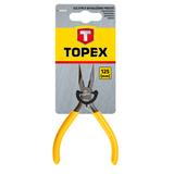 Szczypce precyzyjne wydłużone proste 125 mm