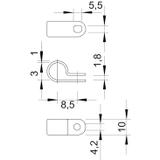 255, OBEJMY MOCUJĄCE 3,2MM SZ.POLIAM
