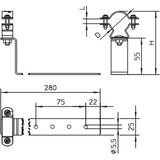 isCon H280 26 VA, Uchwyt dachowy