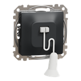 Sedna Design & Elements, przycisk z cięgnem, czarny antracyt