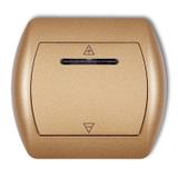 TREND Regulator oświetlenia sterowany dotykiem i dowolnym pilotem złoty metalik