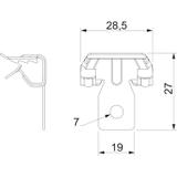 BCVH 2-4, Klamra nośna