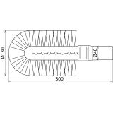 Szczotka prętowa fi 120 / dł. 250 mm