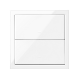 Simon 100 Panel 1-krotny: 2 klawisze biały 10020103-130 KONTAKT