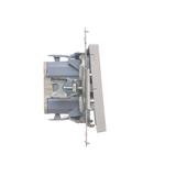 Simon 55 Łącznik krzyżowy szybkozłączka Aluminium mat TW7.01/143 KONTAKT