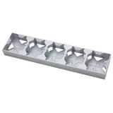 IMPRESJA Puszka instalacyjna pięciokrotna - kolor srebro