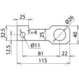 Kształtka przyłączeniowa prosta