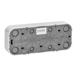 Gniazdo potrójne natynkowe ToDo 2P+Z IP20, 16A, 230V AC, 16A, 230V AC, biały, 10 sztuk