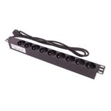 Listwa zasilająca 19 cali 9x230V Partners LZ1U9GBW C&C