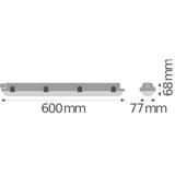 Oprawa hermetyczna LED DP VALUE 600 18W/4000K IP65 LEDV 4058075300743 LEDVANCE