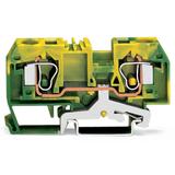 złączka PE 2-przewodowa 10 mm2 żółto-zielona