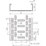 LKS 610 3M FS Koryto kablowe LKS 60/100/0,75 3M