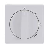 CARAT/FUTURE  Pokrywa z pokrętłem i nadrukiem biały studyjny