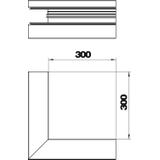 GA-AA90170EL, Naroże zewnętrzne asymetryczne
