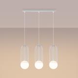 Lampa wisząca BRINA 3L biała