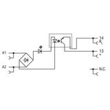JUMPFLEX podstawka z przekaźnikiem półprzewodnikowym115VACDC/48VDC/0,1A