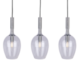 Milagro lampa wisząca Tango Clear 3xE14 chrom ML6164