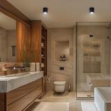 CHLOE GU10 NATYNKOWA GU10 250V IP44 70X90MM CZARNY OKRĄGŁA NIERUCHOMA