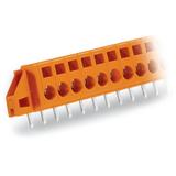 listwa zaciskowa przepustowa 10-bieg. pomarańczowa raster 5,08 mm /25szt./ WAGO