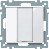 Schneider Electric KNX przycisk natynkowy 1-kr. plus biały active System M