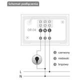 czujnik ruchu PIR, biały IP66