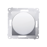 Simon 54 Sygnalizator świetlny LED – światło białe 230V srebrny mat