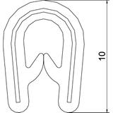 KSB/2, OSŁONA KRAWĘDZI BLACH 1-2 MM