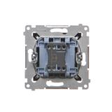 Simon 54 Przycisk „światło” z podświetleniem LED 16A z. śrub. czarny