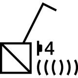 BERKER B.X/S.1 KNX RF quicklink Przycisk poczwórny antracyt 85648185 HAGER