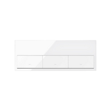 Simon 100 Panel 3-krotny: 3 klawisze biały 10020301-130 KONTAKT