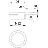 167 M, REDUKCJE M32-M25 MS/NIKL.