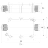 PI2P puszka IP68 PG9-2P 63.2 OPATÓWEK