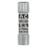 3AMP 700V AC UL FERRULE 10x38MM FUSE Wkładka szybka 3A AC 700V 10x38 mm aR UL FWC-3A10F EATON