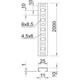 2061, SZYNA PROFIL.PERFOR.2M SENDZ.
