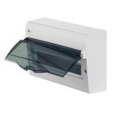 Rozdzielnica GREEN BOX n/t 14-modułem IP40 szyba transparentna dymna