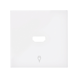 Simon 100 Pokrywa gniazdo HDMI pojedynczego biały mat