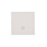 Simon 55 Klawisz pojedynczy z piktogramem /dzwonek/ do: SP1M Jasnoszary mat