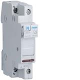 Mod. podst. bezp. 1P+N z lamp. kontr. 230VAC wkł.bezp.cyl.L38 10x38mm 32A 400VAC L53201 HAGER