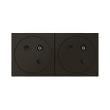 Mosaic - Gniazdo 2x2P+Z 16A - 250 V Zespolone Przekręcone Pod Kątem 45O - Zaciski Automatyczne - 079192L LEGRAND