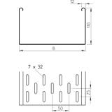 KORYTKO KAB.1,0MM 110X300MM FS