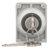 M30C-FWRS-RS Przełącznik kluczykowy 30mm 2 położeniowy bez samopowrotu zamek Ronis 187062 EATON