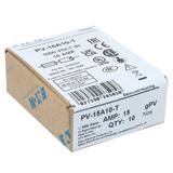 PV-15A10-T Wkładka PV cylindryczna 15A 1000V DC 10x38MM z etykietą PV-15A10-T EATON