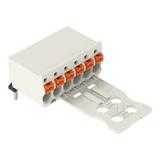 Gniazdo picoMAXeCOM raster 3,5mm 10‑biegunowe z kątowymi pinami lutowniczymi z płytką 2091‑1360 /50szt./ WAGO