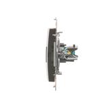Simon 54 Gniazdo telefoniczne pojedyncze RJ12 brąz mat DT1.01/46 KONTAKT