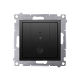 Simon 54 Ściemniacz dwuprzyciskowy 40–500 W (300 VA) czarny