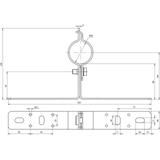 Element mocujący do rur wsporczych, stal nierdzewna NIRO
