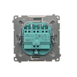 Simon Basic Łącznik potrójny 10A 250V szybkozłączka srebrny mat BMW31.01/43 KONTAKT