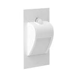 DRACO LED NEW 1,5W, oprawa schodowa podtynkowa, 12VDC, 30lm, 3000K, biała, czujnik ruchu i zmierzchu