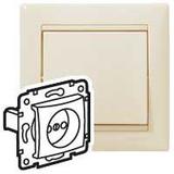 VALENA GNIAZDO POJEDYNCZE 2P KREM 16A-250V~, Legrand