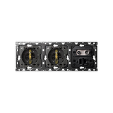 Simon 100 Zestaw 3-krotny: 2 gniazda+1 TV końcowe+1 RJ45 cat 6